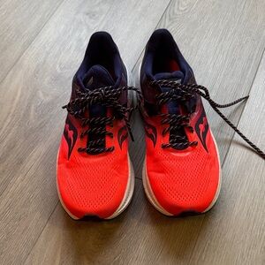 Saucony Orange and Navy Athletic Shoes